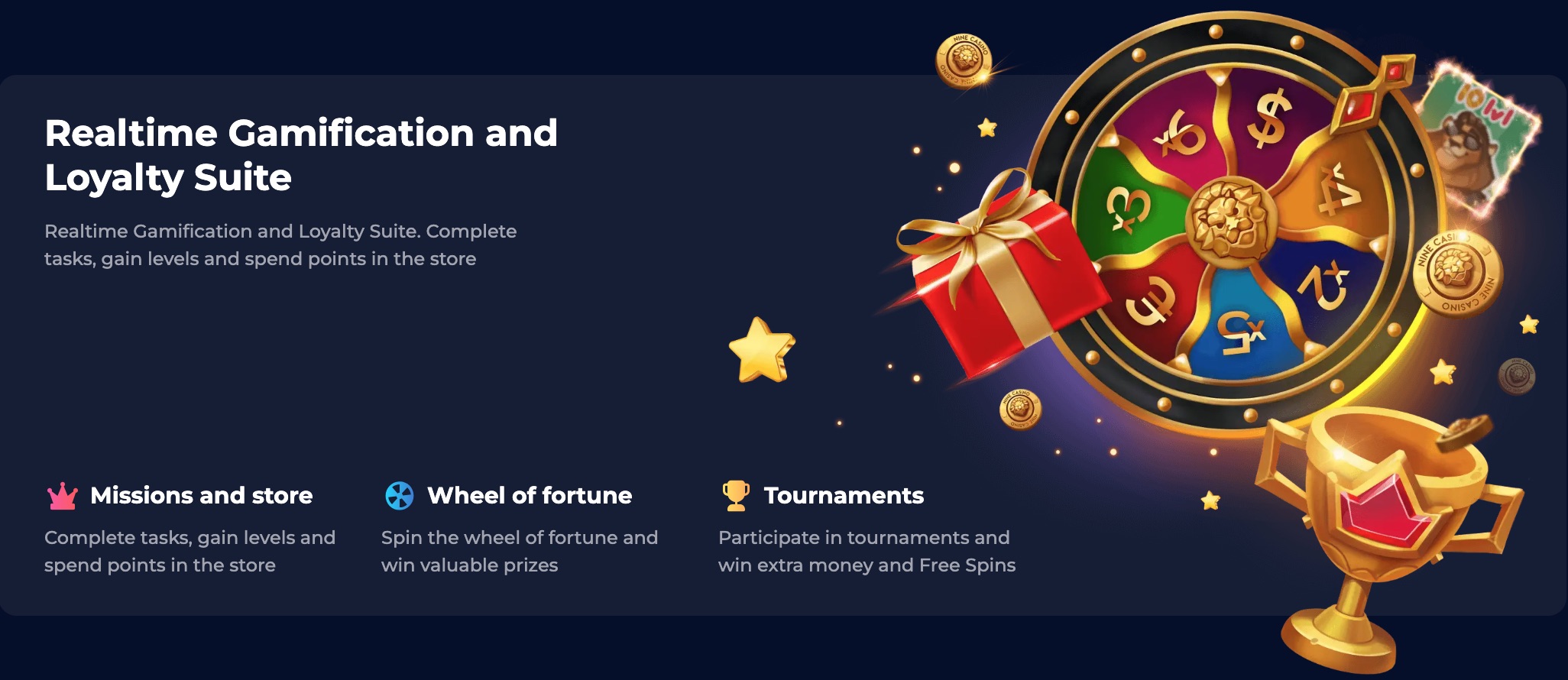 NineCasino Gamification and Loyalty Suite