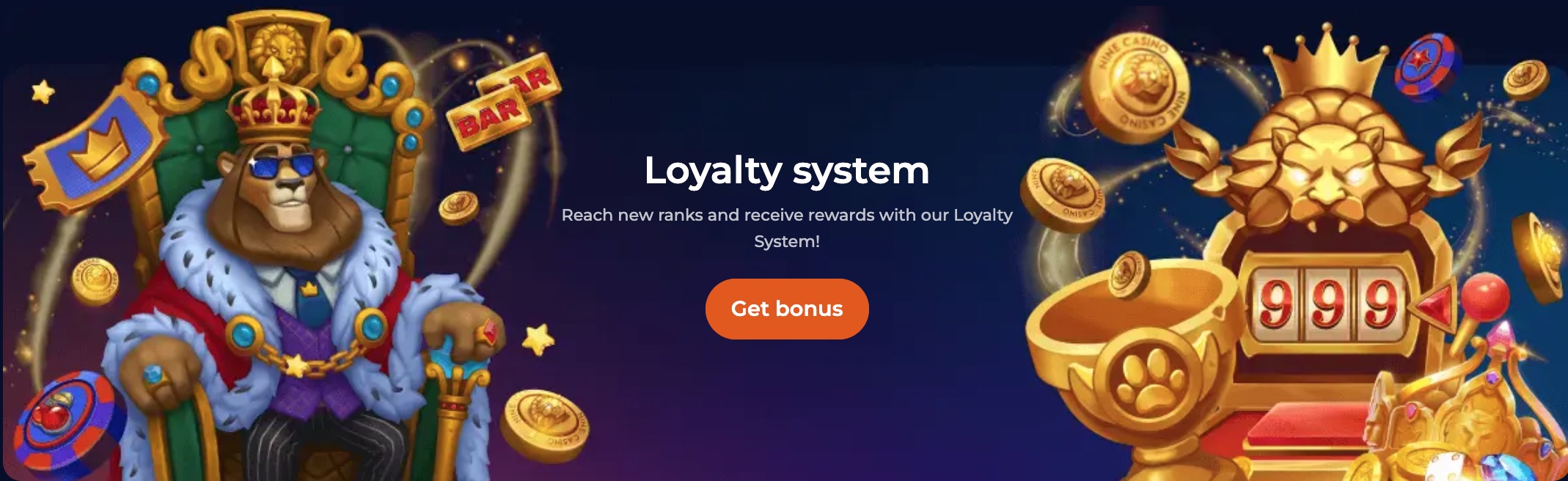 NineCasino Loyalty system